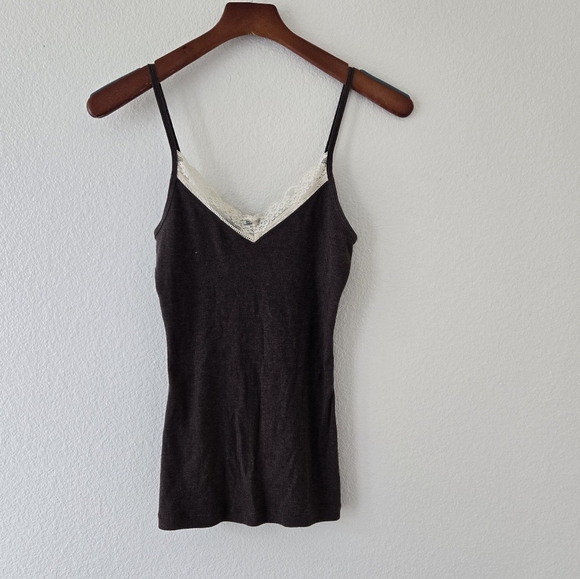 Old Navy Cami Fitted Lace Ditails Tank Top Y2K Style Vintage 2009 Size Small - Picture 2 of 13